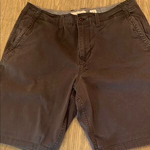 Men's Lucky Brand Saturday Stretch Blue Casual Shorts 9in. inseam